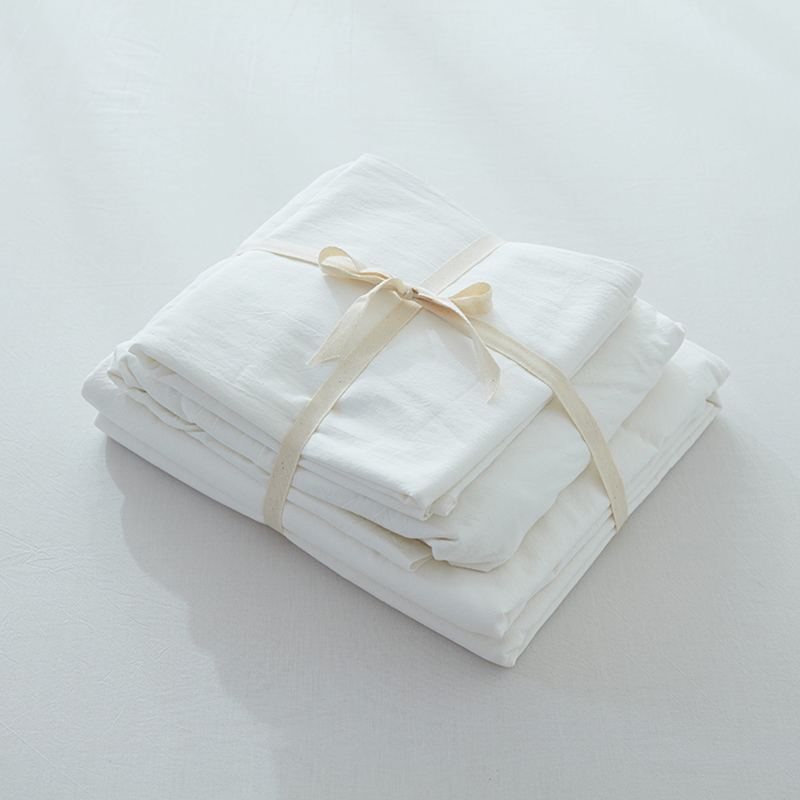 Комплекты постельного белья из стираного хлопка